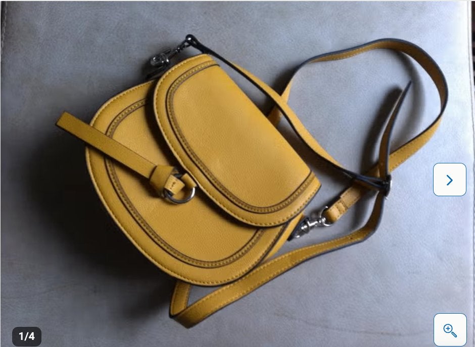 Dames schoudertasje okergeel Br20 L18cm, Ophalen of Verzenden, Zo goed als nieuw, Geel, Schoudertasje