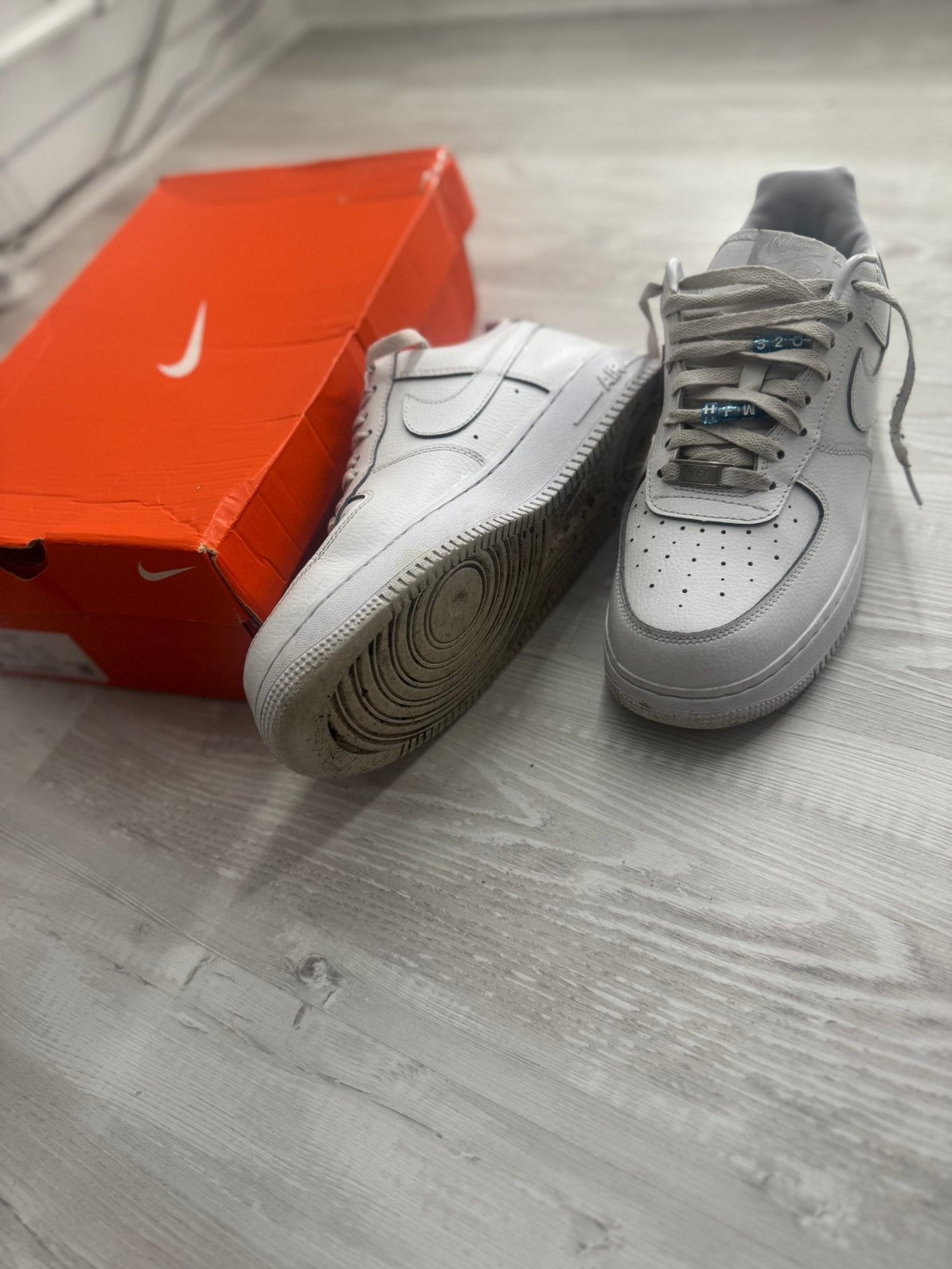 Nike air force, Wit, Ophalen of Verzenden, Sneakers of Gympen, Zo goed als nieuw
