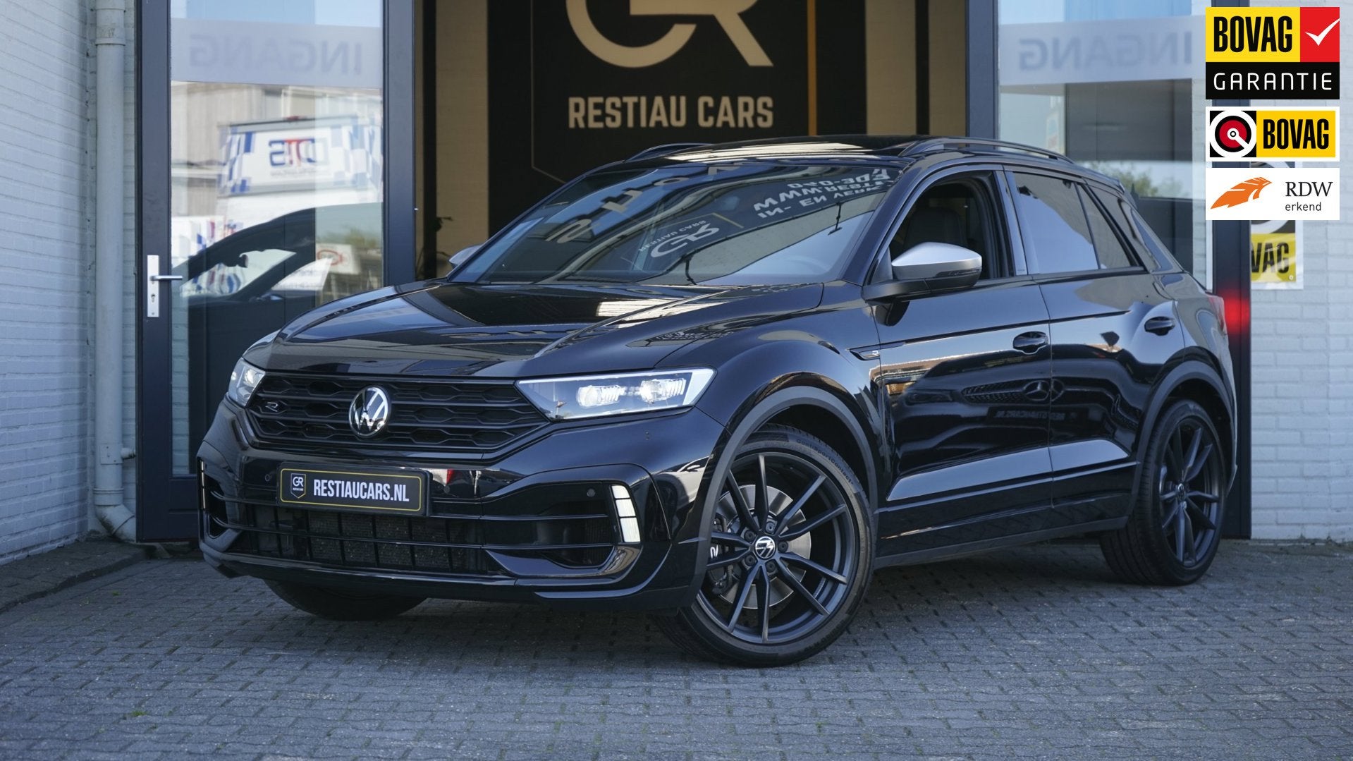 Volkswagen T-Roc R 2.0 TSI 4Motion AUTOMAAT-ACC-BEATS-CAMERA, Auto's, Volkswagen, Automaat, Gebruikt, Zwart, 4 cilinders