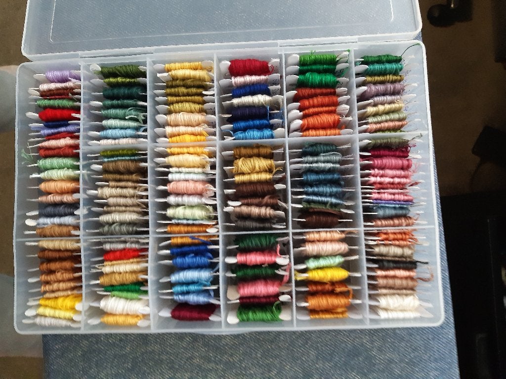 DMC borduurgaren, Hobby en Vrije tijd, Borduren en Borduurmachines, Ophalen of Verzenden, Zo goed als nieuw, Handborduren, Borduurgaren of Zijde