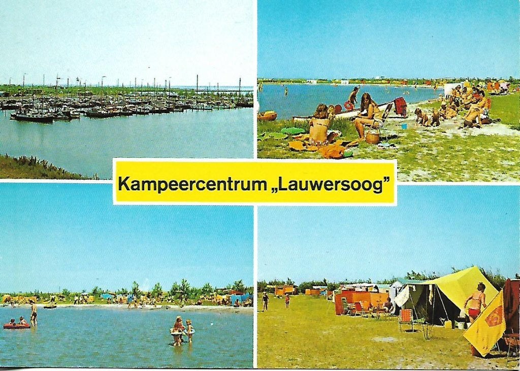 Lauwersoog- -4-luik., Verzenden, 1960 tot 1980, Gelopen, Groningen