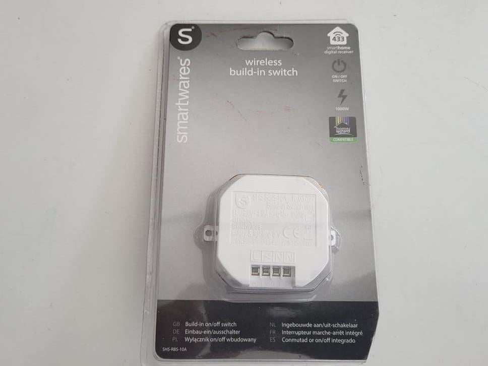 Smartwares Draadloze Inbouwschakelaar - Nieuw, Ophalen of Verzenden, Nieuw, Schakelaar