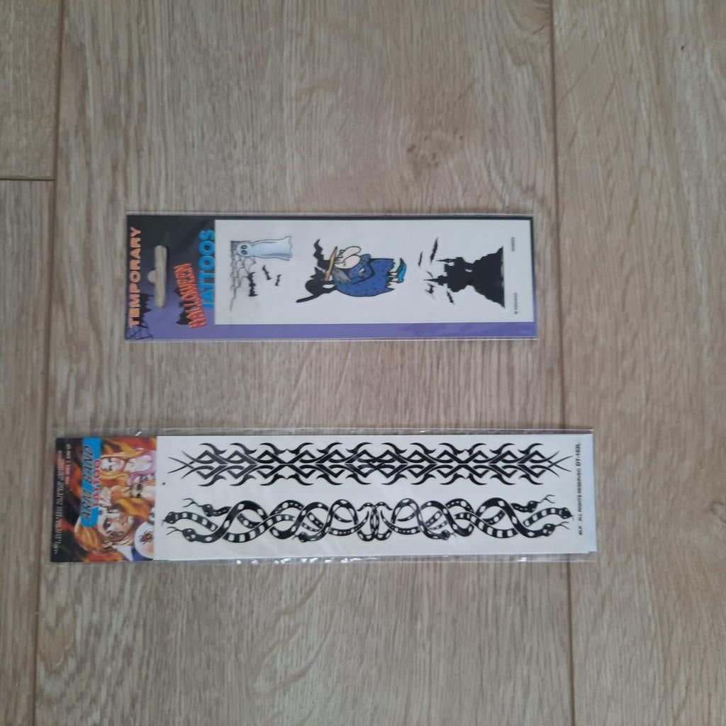 Tattoo tattoos Halloween piraat piraten Carnaval, Ophalen of Verzenden, Nieuw, Jongen of Meisje