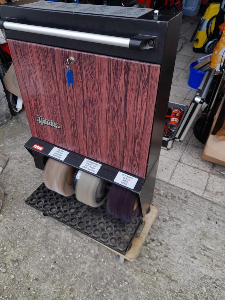 Vintage schoenpoets machine uit hotel., Ophalen of Verzenden