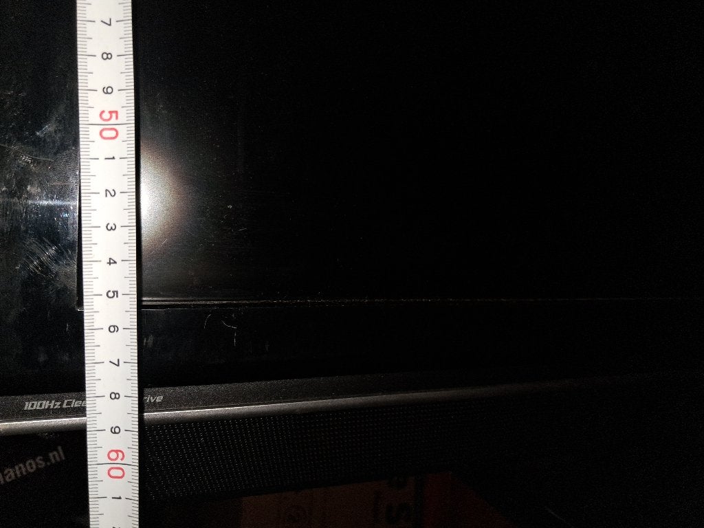 JVC LCD TV Televisie Zwart Flatscreen Beeldscherm  CS27340, Gebruikt, LCD, 100 Hz, 40 tot 60 cm