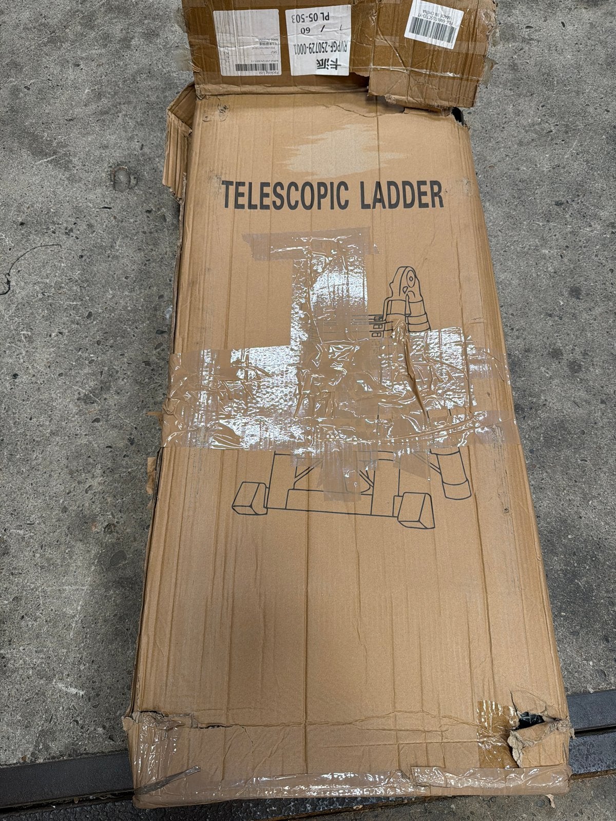 Nieuwe Telescopische Ladder - Opvouwbaar & Inschuifbaar, Nieuw, Ophalen of Verzenden, Ladder, Opvouwbaar of Inschuifbaar