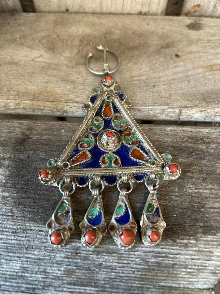 Prachtige vintage Afrikaanse Algerijnse Kabyle hanger., Antiek en Kunst, Ophalen of Verzenden