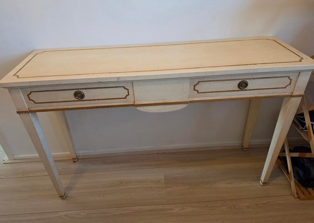 Vintage Italiaans sidetable kaptafel, Ophalen, Gebruikt, 100 tot 150 cm, 25 tot 50 cm