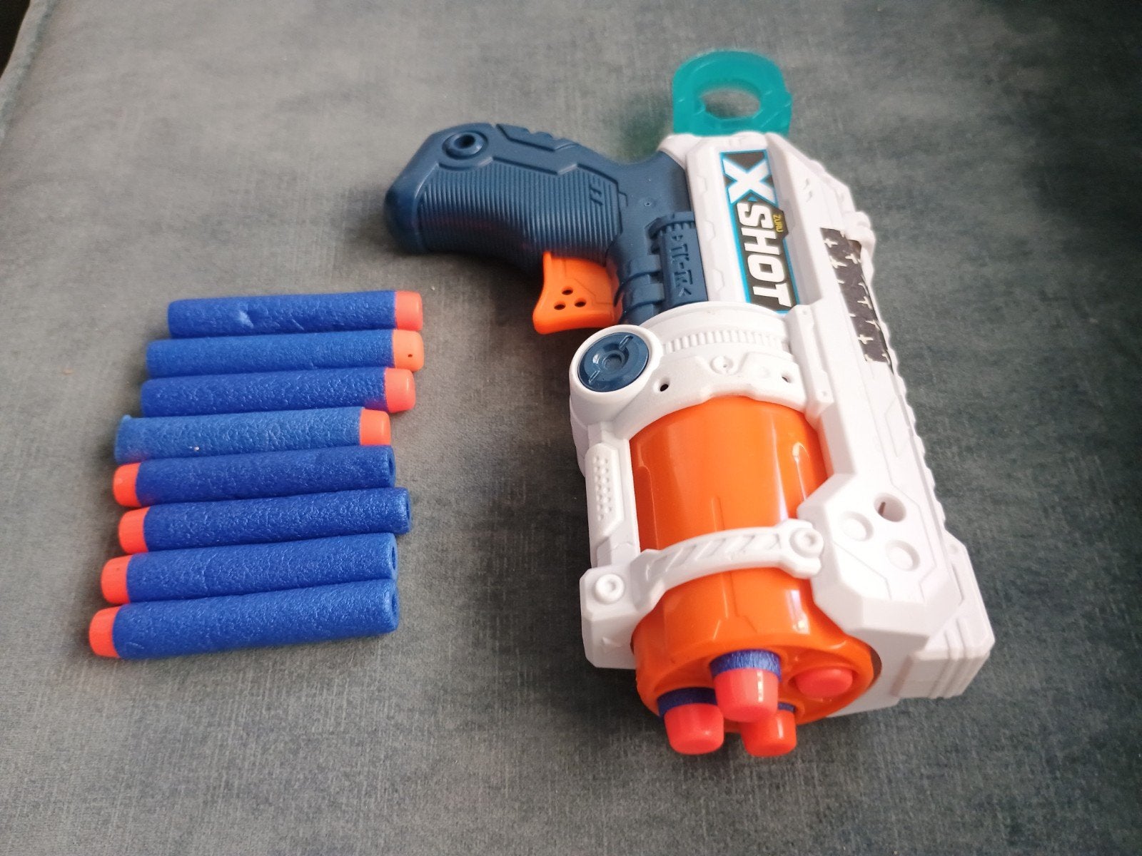 3 nerf achtige pistolen op luchtdruk, Ophalen, Gebruikt