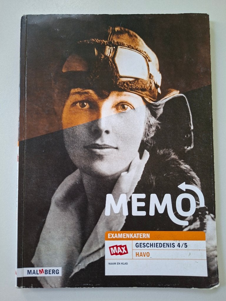 Memo Examenkatern Geschiedenis 4/5 HAVO Malmberg, Boeken, Gelezen, Geschiedenis, HAVO, Ophalen of Verzenden