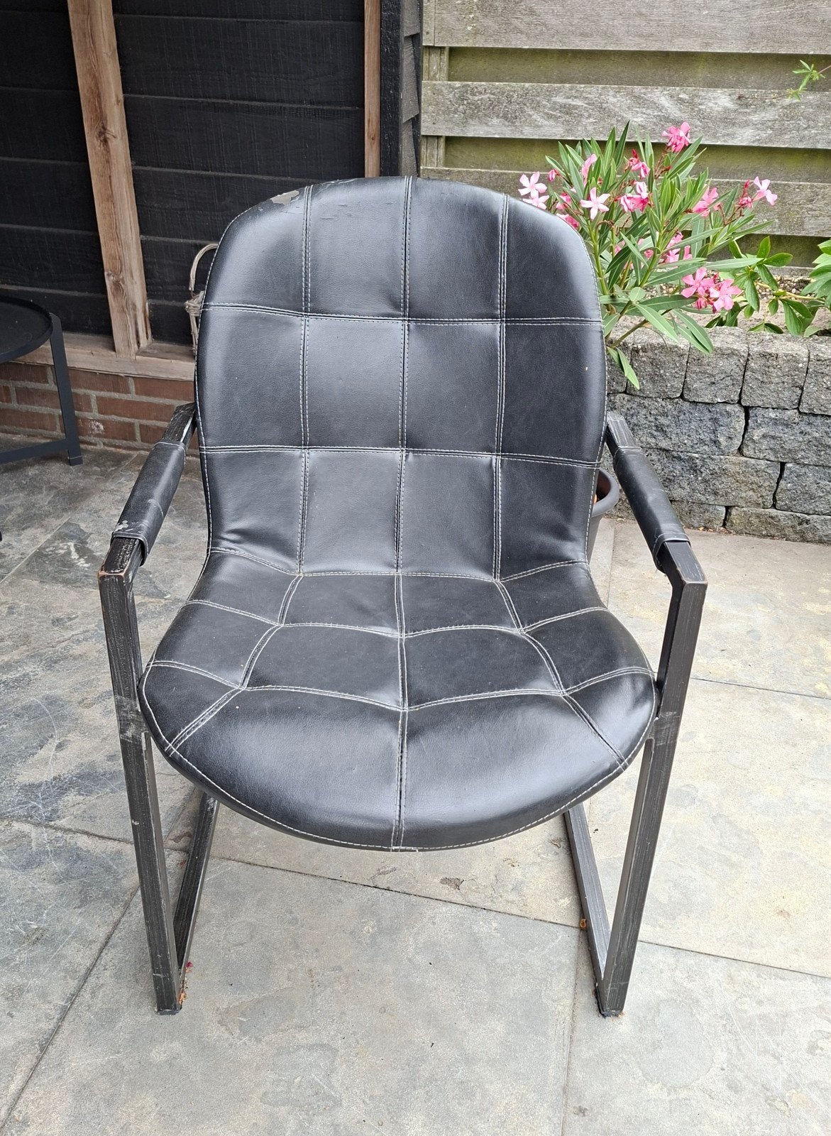 4 eetkamer stoelen, Huis en Inrichting, Stoelen, Ophalen, Gebruikt, Zwart, Vier