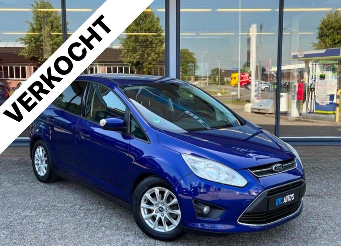 Ford C-Max 1.0 EcoBoost, Voorwielaandrijving, Euro 5, Zwart, Blauw