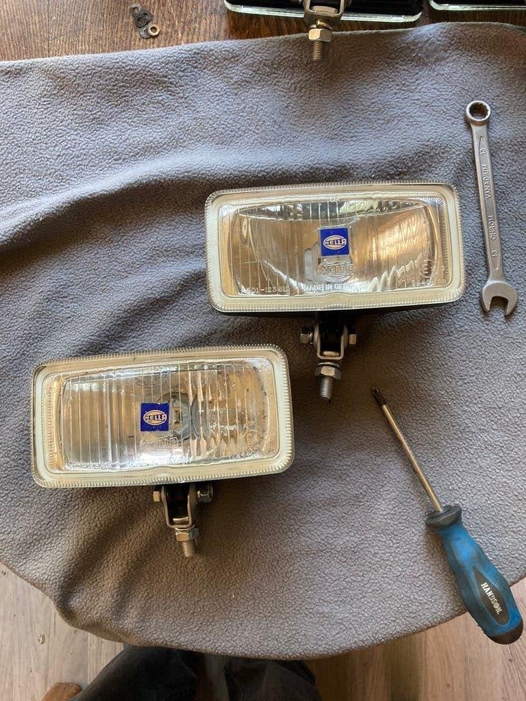 Oldtimer 2 Hella verstralers type 173, Ophalen of Verzenden, Gebruikt