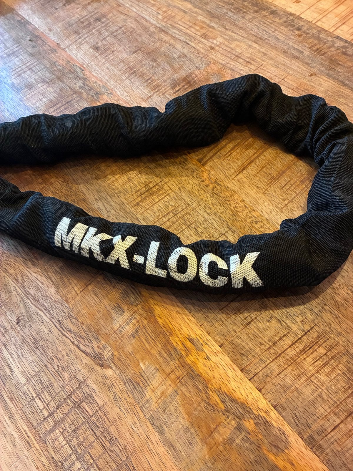 MKX-LOCK Kettingslot met Beugelslot - Gebruikt, Ophalen, Gebruikt, Kettingslot