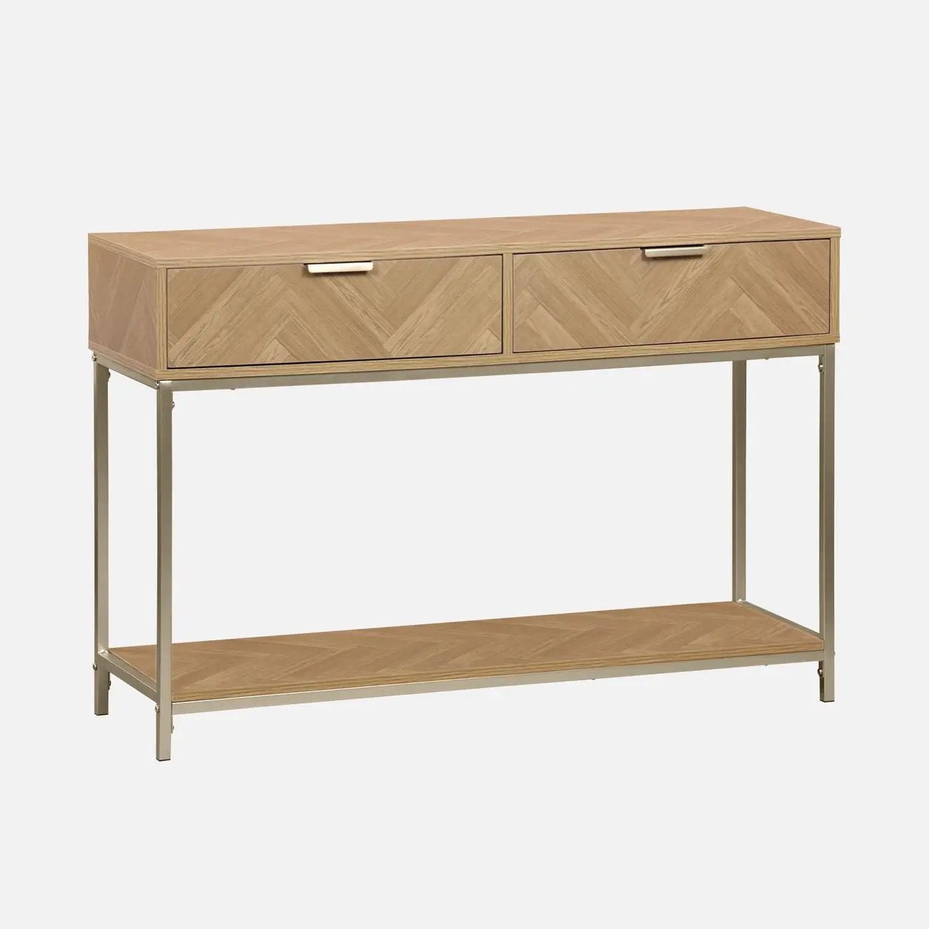Sweeek Consoletafel Budapest - Modern en Stijlvol, Ophalen, 100 tot 150 cm, Nieuw, Overige houtsoorten