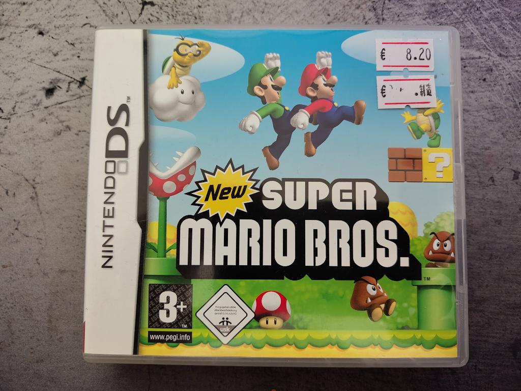 New Super Mario Bros, Nintendo DS, PAL, !ZONDER BOEKJE!, Avontuur en Actie, Gebruikt, 1 speler, Ophalen of Verzenden