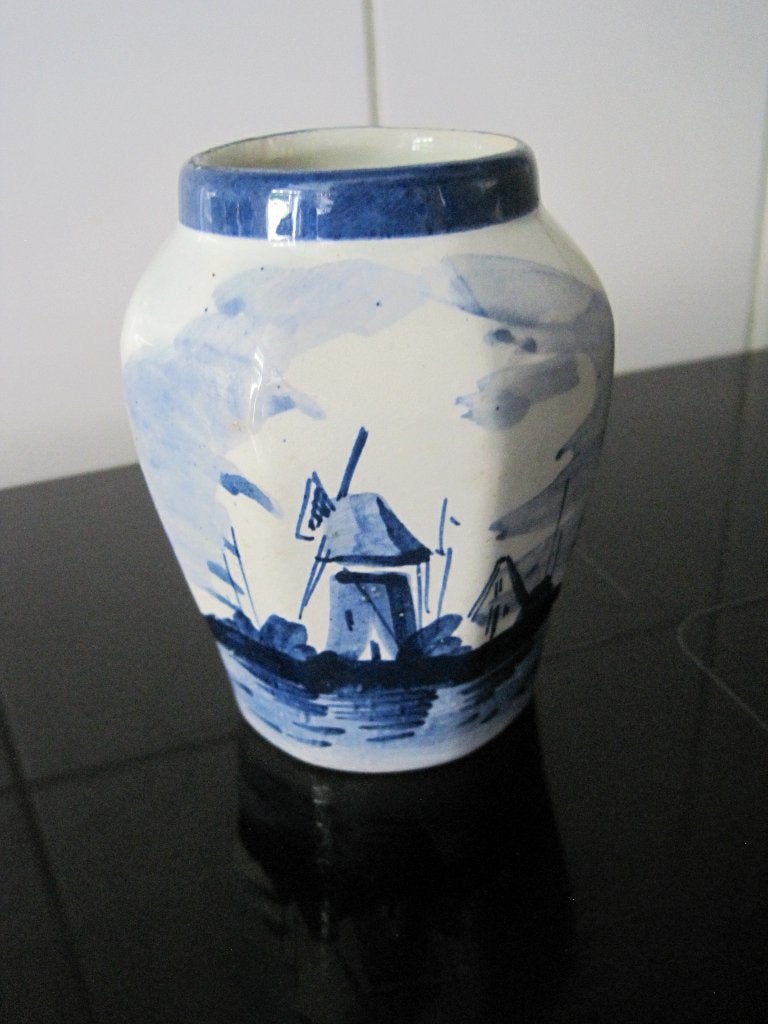 lepelvaasje Delfts blauw, Ophalen