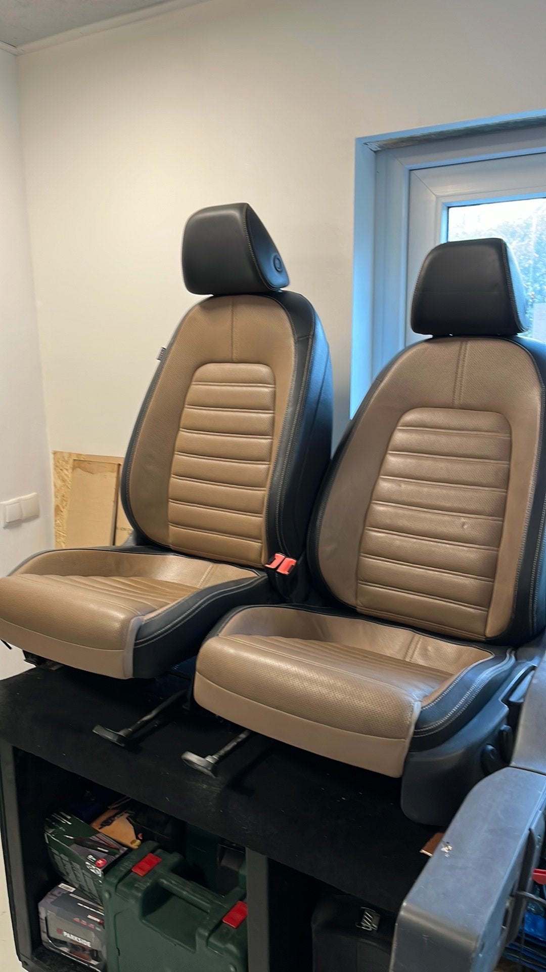 Set elektrische voorstoelen Volkswagen, Ophalen, Gebruikt, Volkswagen
