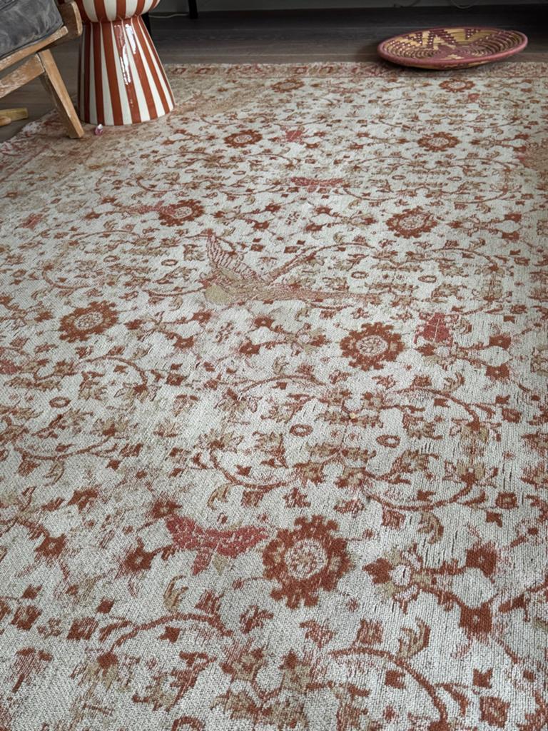 Sissy-Boy Vloerkleed 280x185 cm - Crème/Roodachtig, Huis en Inrichting, Stoffering | Tapijten en Kleden, 150 tot 200 cm, 200 cm of meer