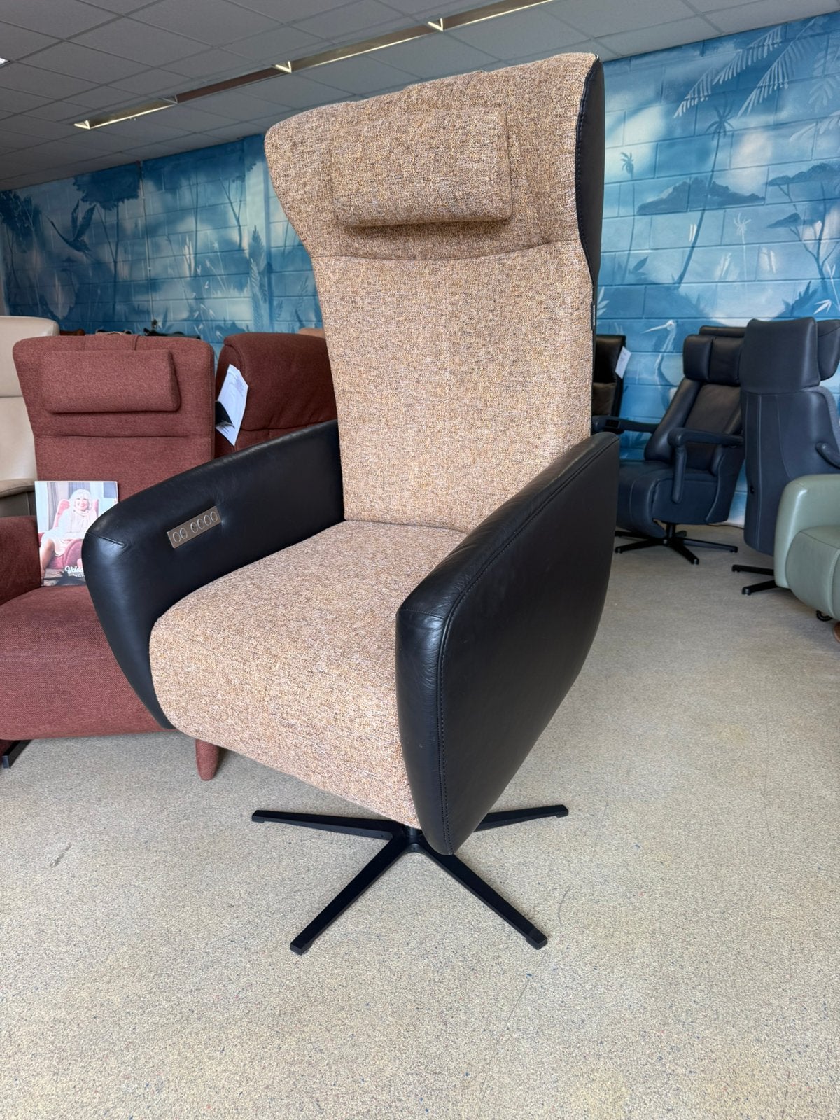 XXL Prominent sta op stoel relax fauteuil gratis bezorging, Ophalen of Verzenden, Zo goed als nieuw, Leer, Ruim 100 modellen in alle kleuren en maten