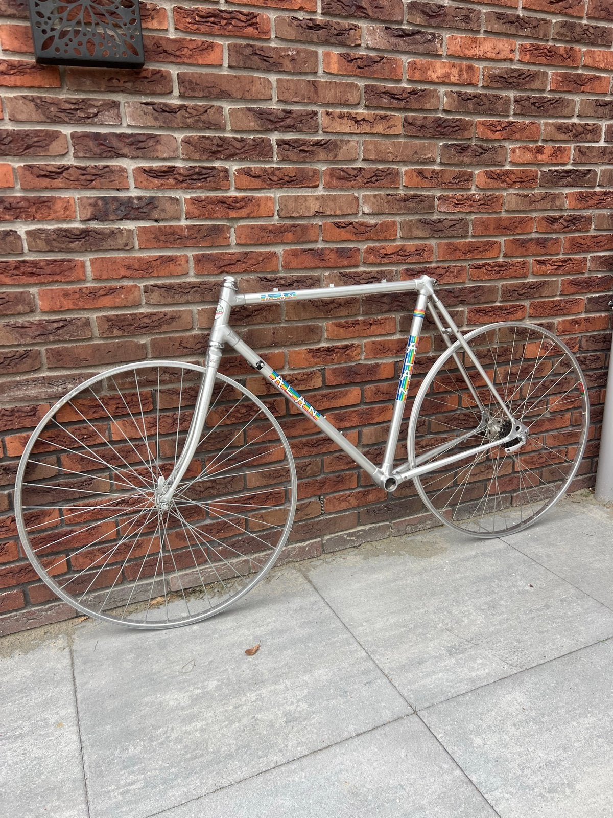 Vintage Alan frame maat 53 met Mavic wielset, Fietsen en Brommers, Fietsonderdelen, Frame, Gebruikt, Ophalen of Verzenden, Aluminium