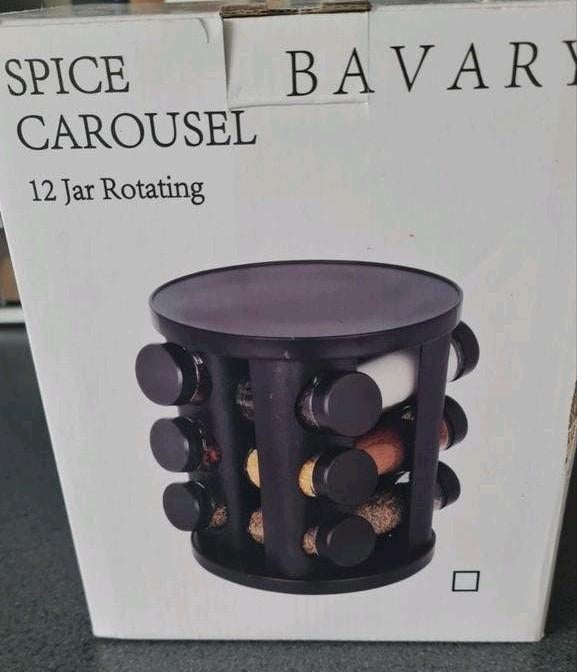 Bavary Kruidencarrousel - 12 Potjes Draaibaar, Huis en Inrichting, Keuken | Keukenbenodigdheden, Ophalen of Verzenden