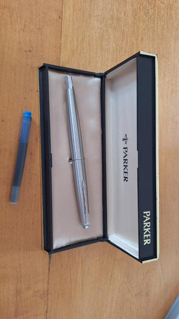 Parker Vulpen met doosje, Verzamelen, Pennenverzamelingen, Parker, Met doosje, Ophalen of Verzenden, Zo goed als nieuw