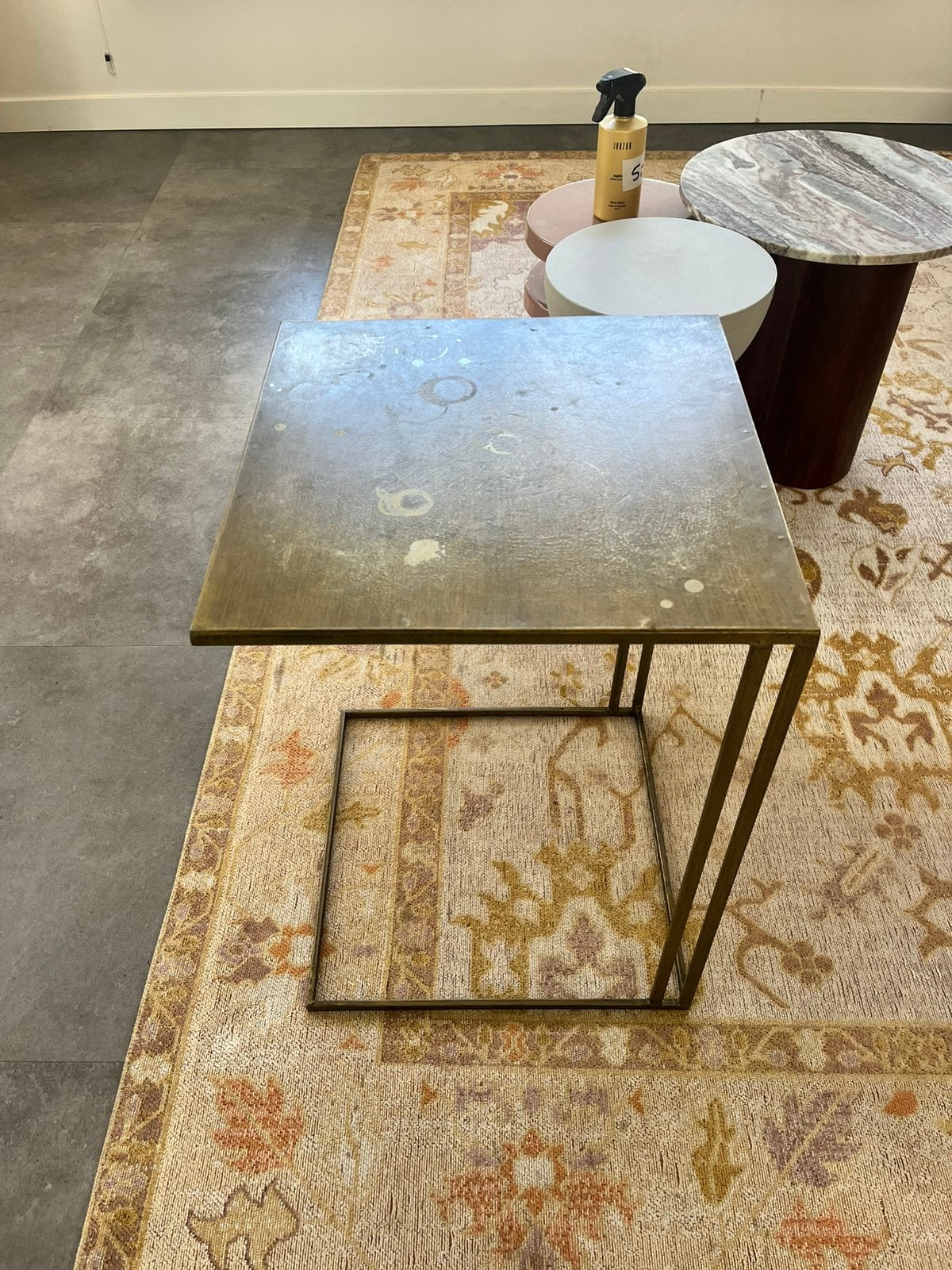 Tafeltje voor over de bank!, Huis en Inrichting, Tafels | Bijzettafels, Ophalen, Minder dan 55 cm, Zo goed als nieuw, 60 cm of meer