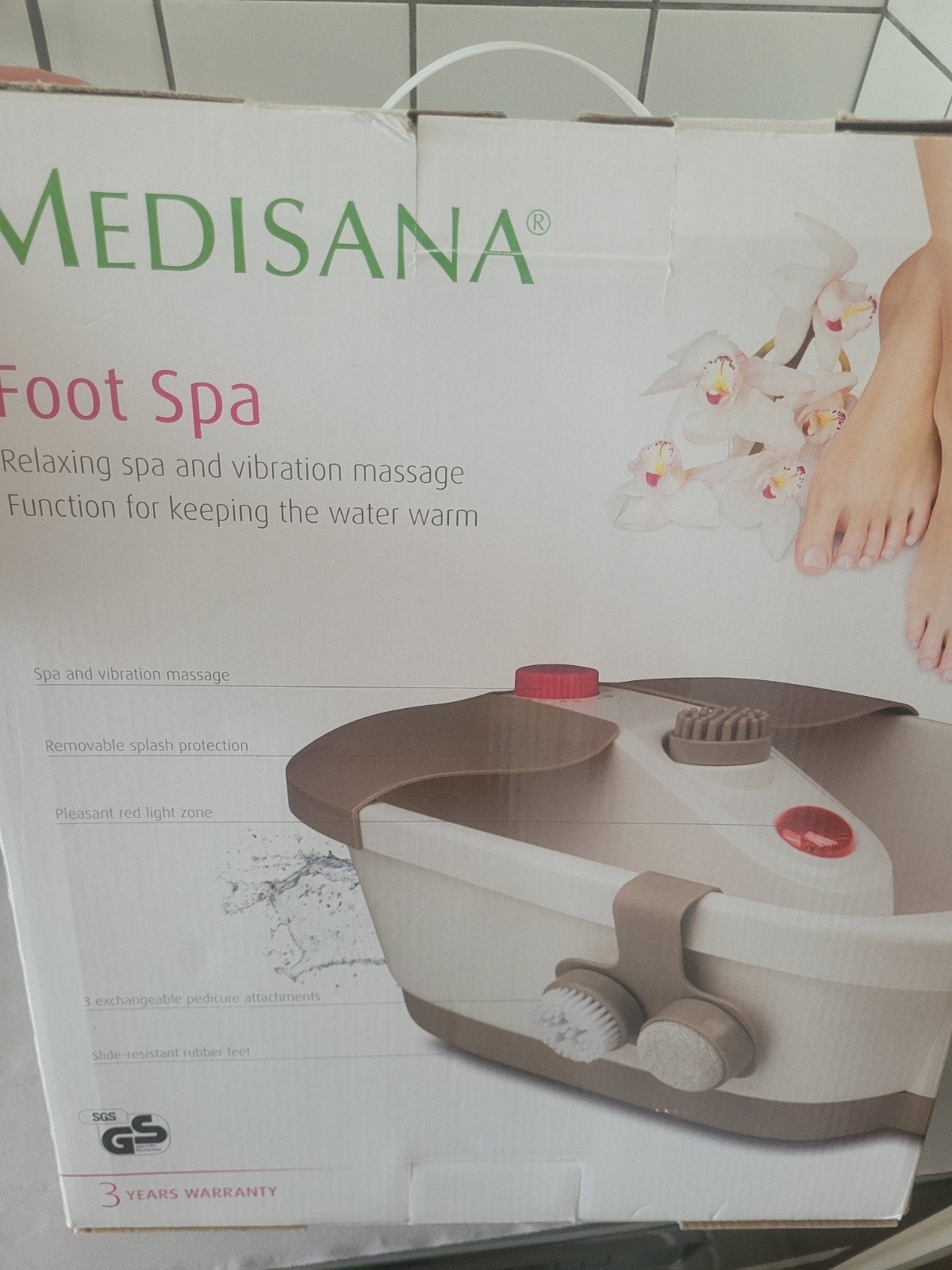 Foot Spa, Ophalen of Verzenden, Zo goed als nieuw, Apparaat