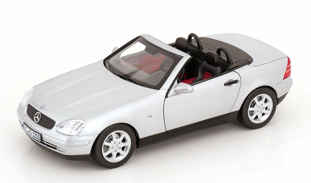 Norev 1:18  Mercedes Benz SLK 1996 Brillant Silver 2024, -, Nieuw, Norev, Ophalen of Verzenden