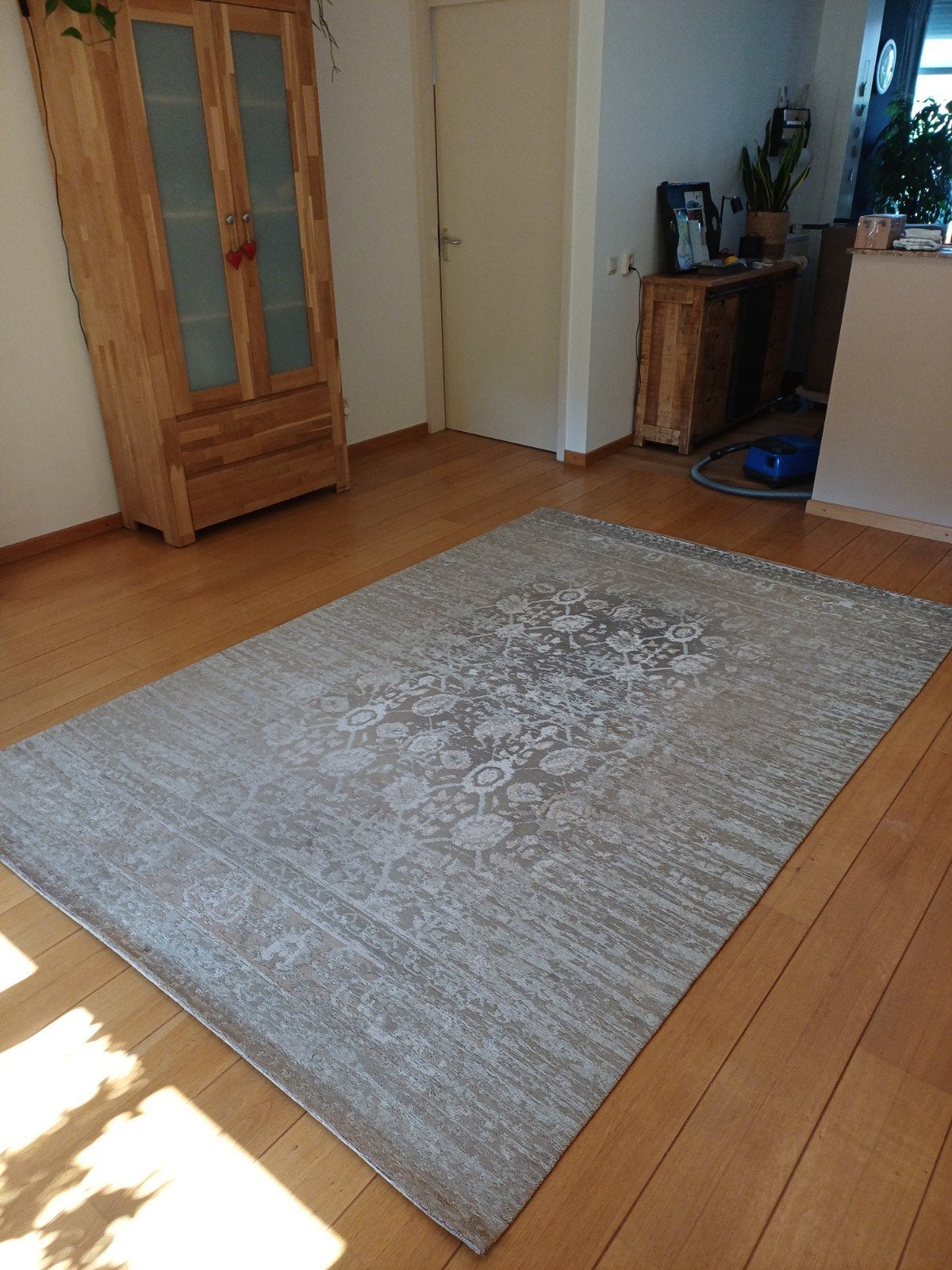 vloerkleed, Huis en Inrichting, Stoffering | Tapijten en Kleden, Ophalen, Gebruikt, Groen, 150 tot 200 cm