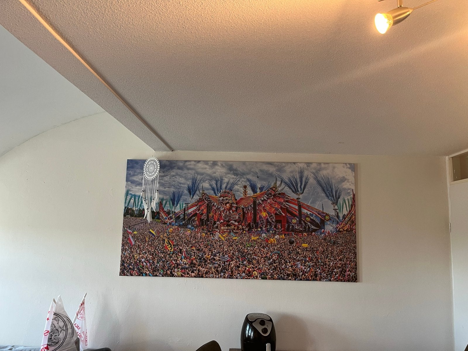 Defqon 2022 Canvas Mainstage, Ophalen, 125 cm of meer, Zo goed als nieuw, Schilderij