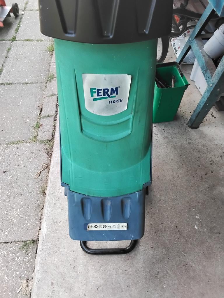 Ferm Florin Hakselaar FGS-1800N - Krachtige Tuinhakselaar, Ophalen, Gebruikt, Elektrisch, Ferm Florin