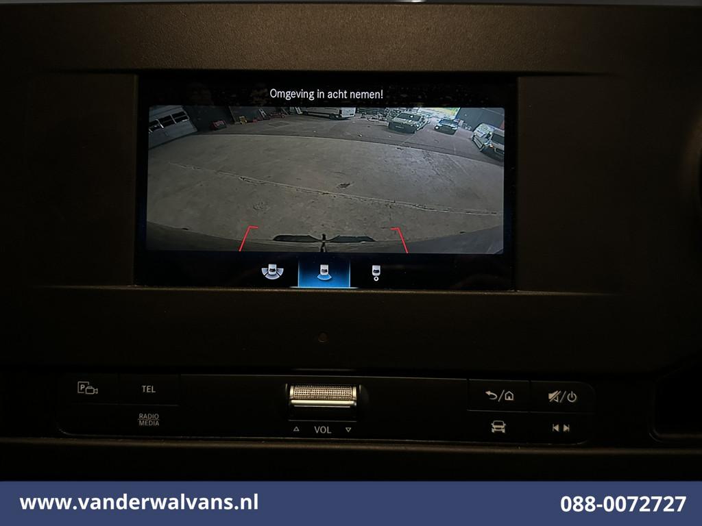 Mercedes-Benz Sprinter 314 CDI 143pk L2H2 Euro6 Airco | Came, Stof, 2000 kg, Zwart, Mercedes-Benz