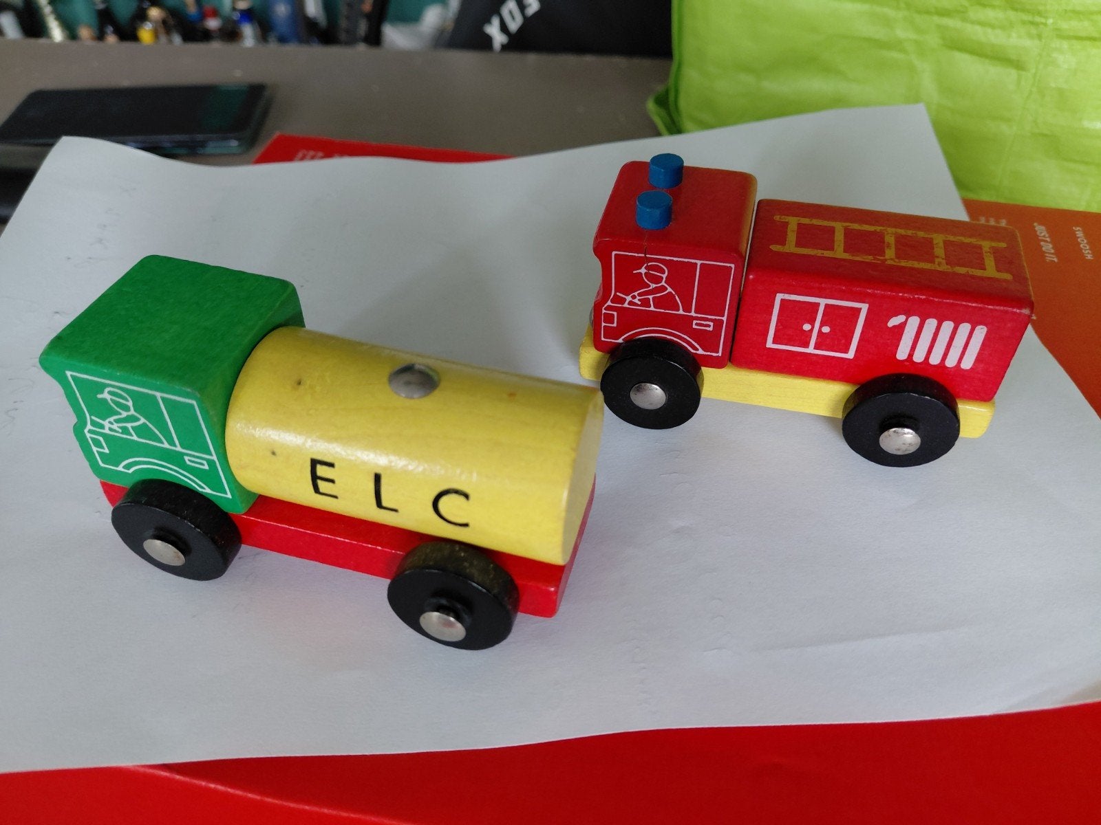 Early Learning Centre Houten Speelgoed Vrachtwagens, Ophalen of Verzenden, Gebruikt, Overige typen