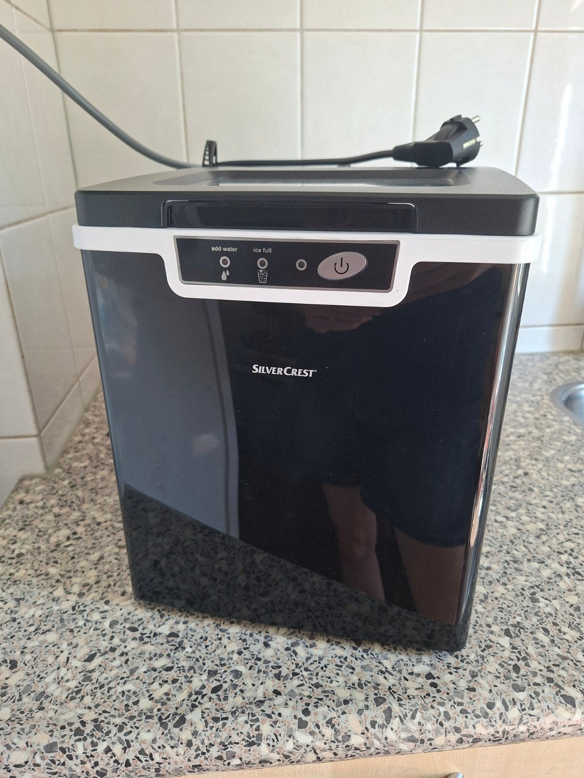 Ijsblokjes Machine Silvercrest Lidl ZGAN, Ophalen, Zo goed als nieuw, Zelfvriezend