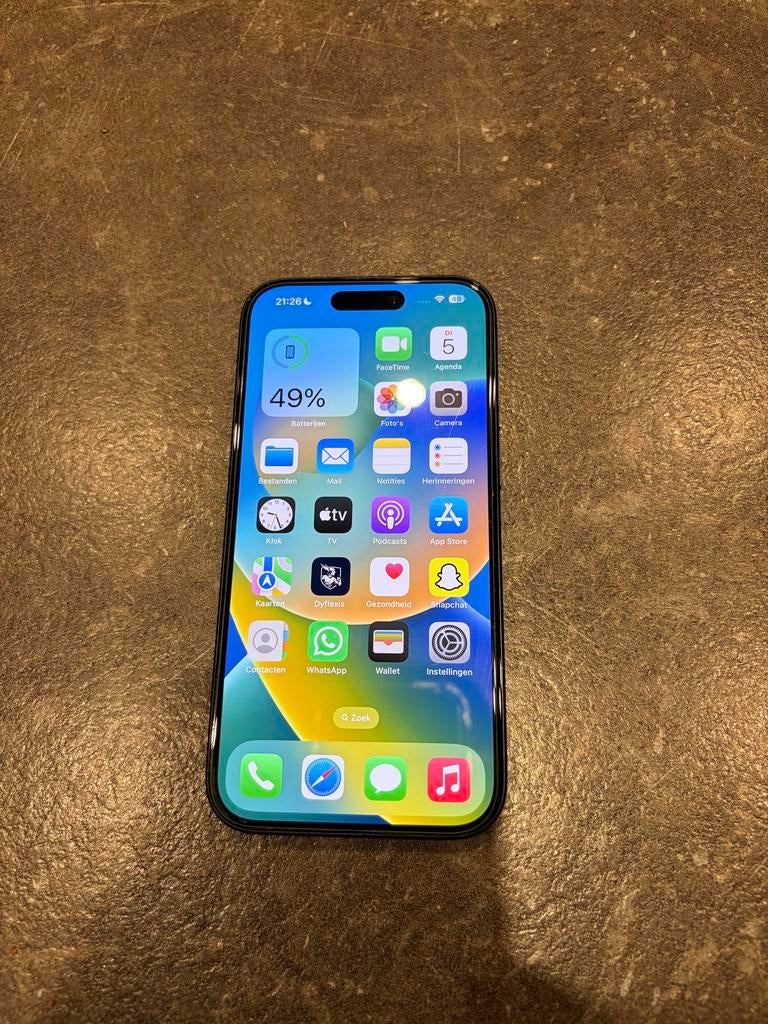 iPhone 15 - Zo goed als nieuw, altijd beschermd, Telecommunicatie, Mobiele telefoons | Apple iPhone, Ophalen, IPhone 15, Zwart