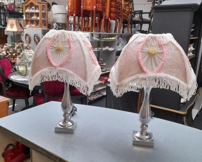 2 oude barok lampjes, Ophalen of Verzenden