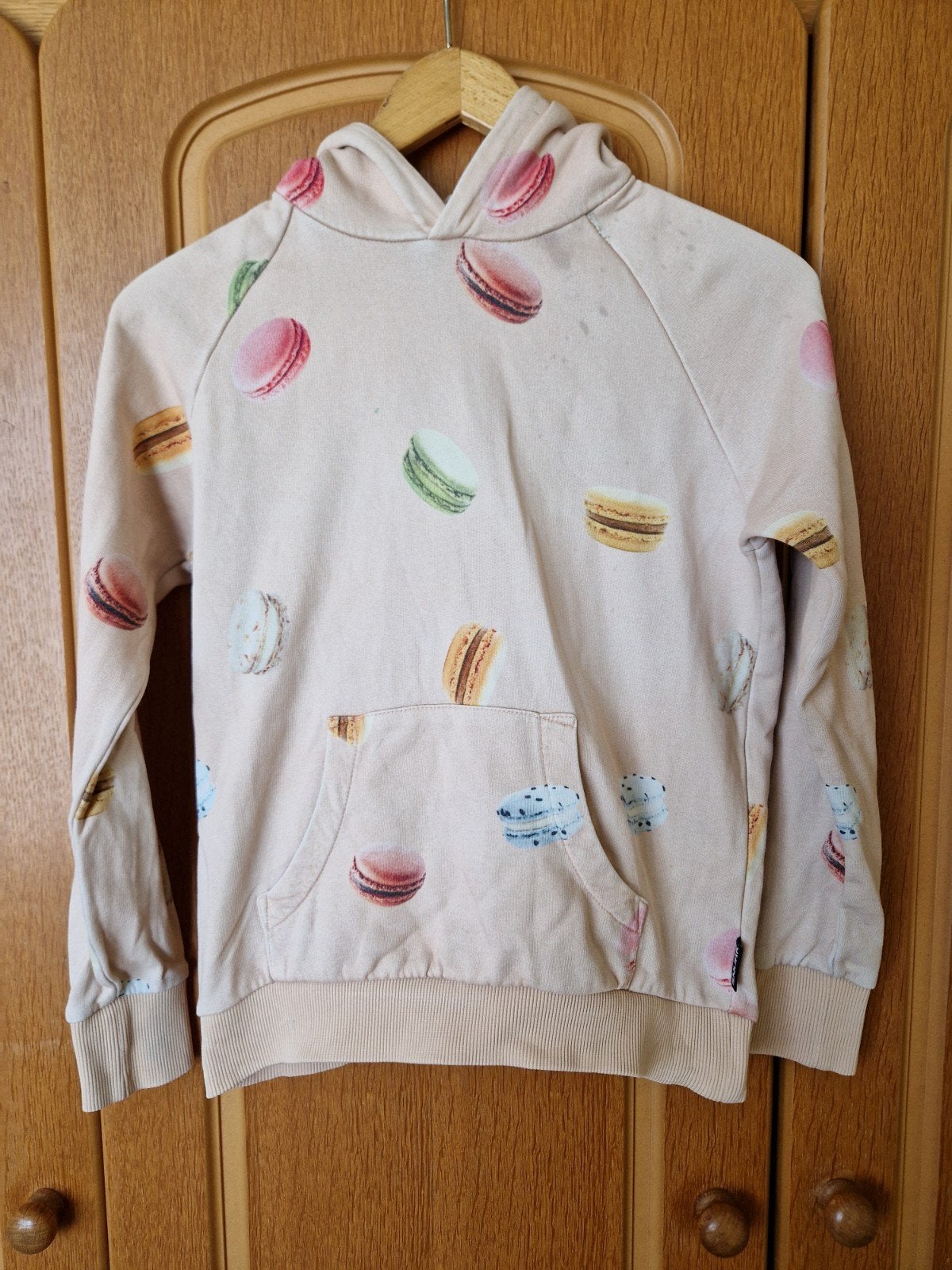 Snurk hoodie met macarons print, maat 152, Gebruikt, Meisje, Trui of Vest, Ophalen of Verzenden