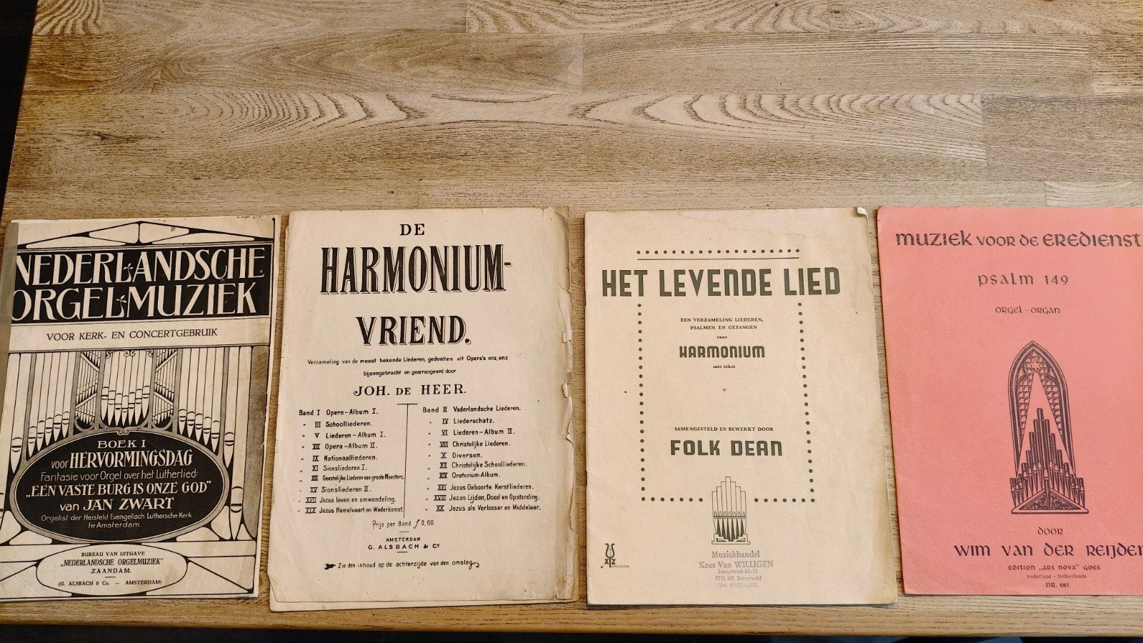 Gratis 5x bladmuziek orgel, Orgel, Gebruikt, Ophalen of Verzenden, Religie en Gospel