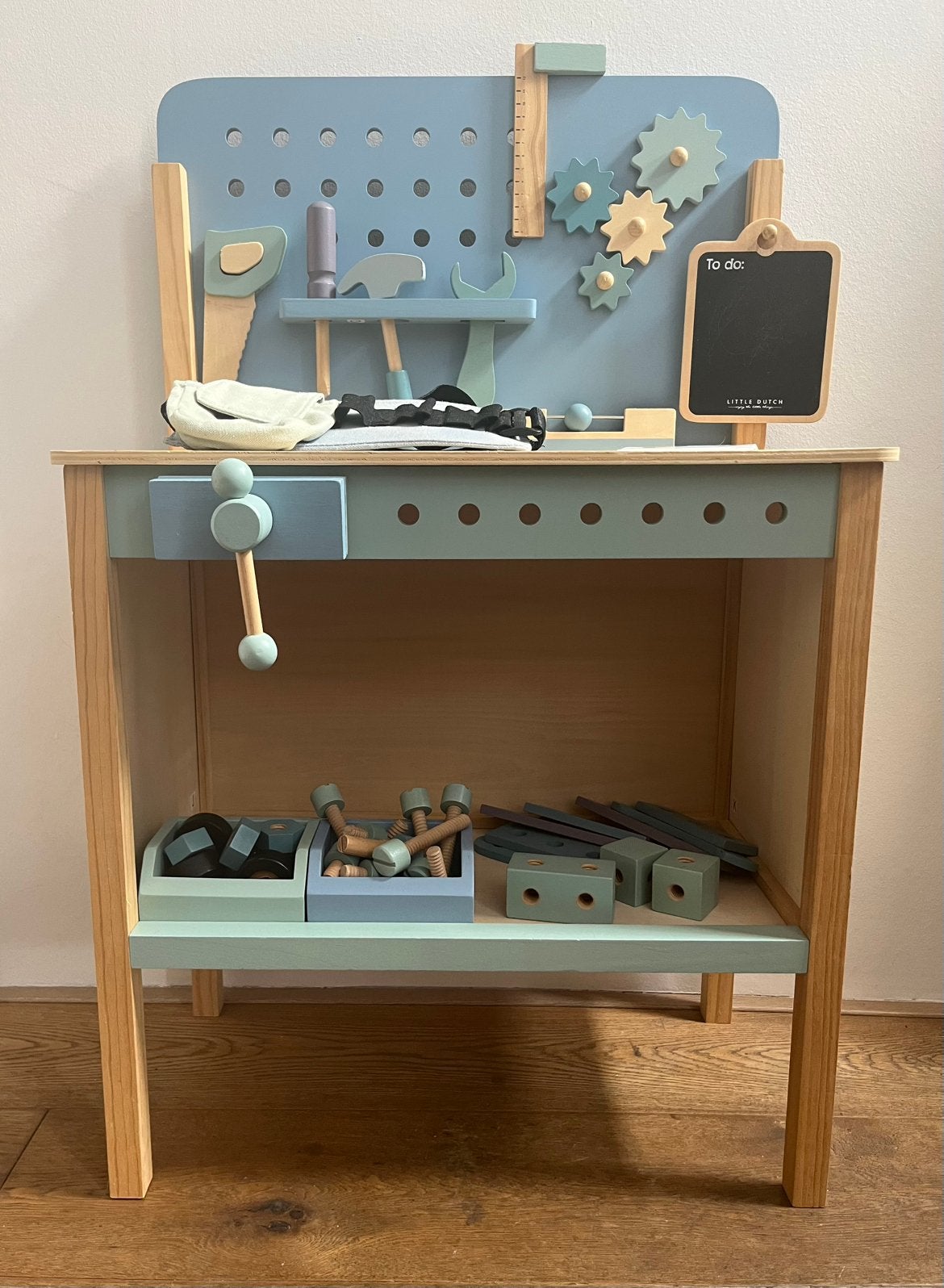 Little Dutch - houten werkbank met gereedschap en toebehoren, Kinderen en Baby's, Speelgoed | Houten speelgoed, Ophalen, Gebruikt