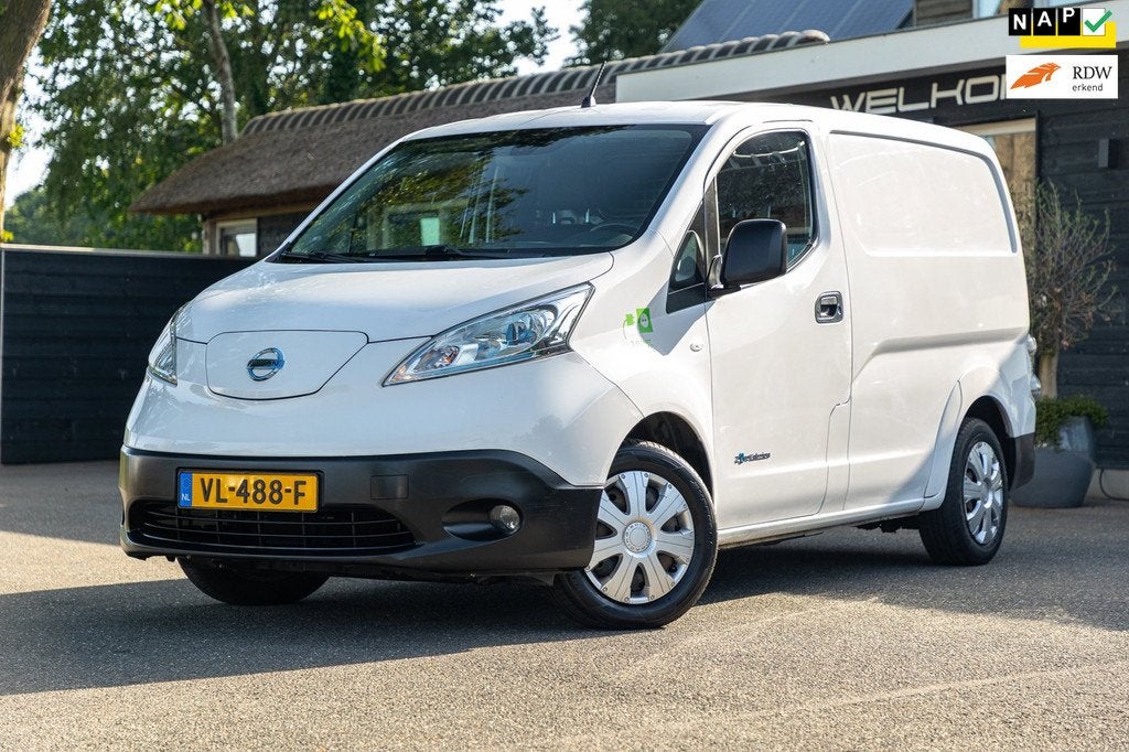 Nissan E-NV200 Business Camera I Betimmering I Stoel & stuur, Stof, Gebruikt, Zwart, Stoelverwarming