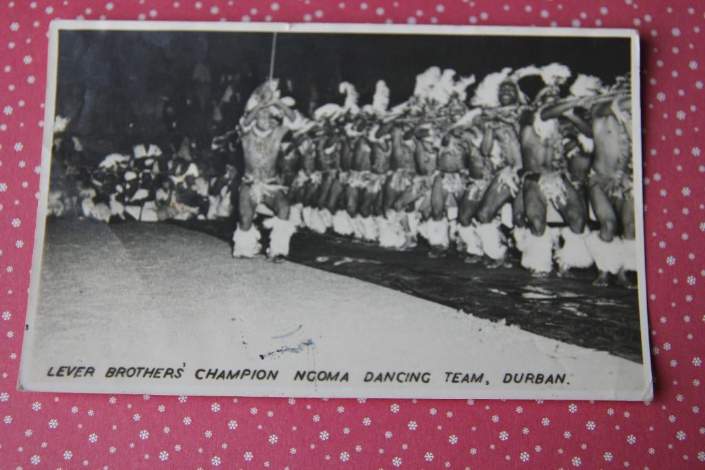 Lever brothers champion ngoma dancing team Durban, Ophalen of Verzenden, 1940 tot 1960, Gelopen, Buiten Europa