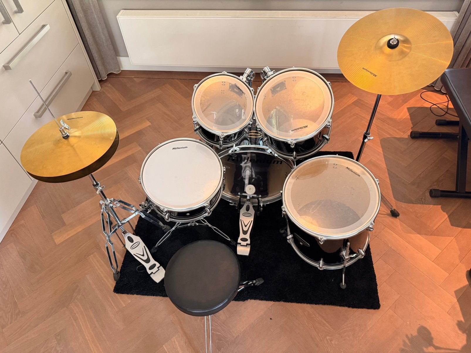 Junior drumstel Milenium, Muziek en Instrumenten, Drumstellen en Slagwerk, Ophalen, Gebruikt, Overige merken