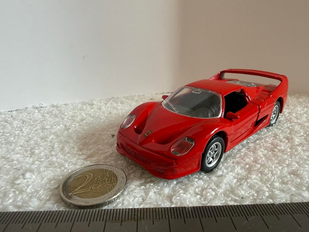 Maisto Ferrari F50 Modelauto Rood - Schaal 1:39, Ophalen of Verzenden, Gebruikt, Auto