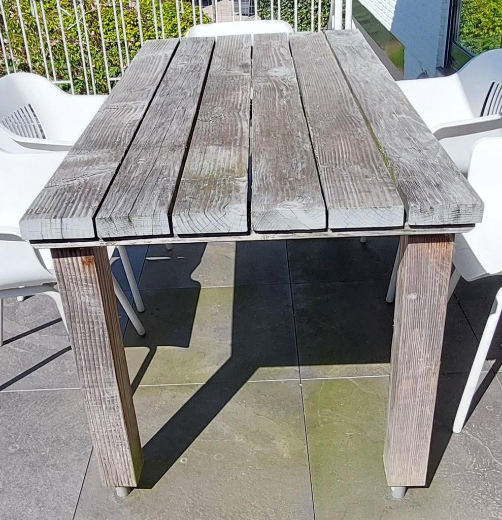 Houten buitentafel, 180 x 90 cm, Ophalen, Gebruikt, Rechthoekig, Hout