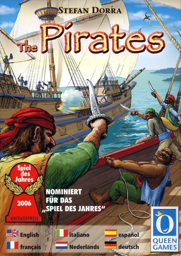 The Pirates (Stefan Dorra), Drie of vier spelers, Ophalen of Verzenden, Zo goed als nieuw, Queen Games