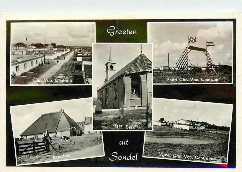 377-382-001 Sondel Multiview, Verzamelen, Verzenden, Voor 1920, Friesland