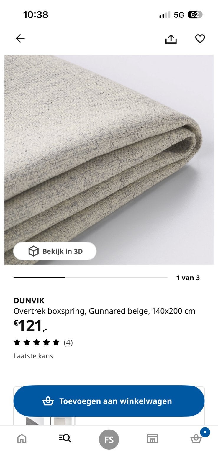 Overtrek 160x200cm, Huis en Inrichting, Ophalen of Verzenden, Zo goed als nieuw, Eenpersoons, Kussen