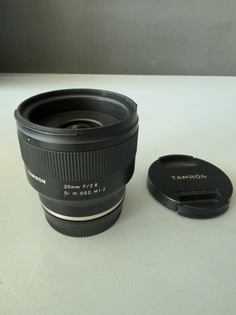Tamron 20mm F/2.8 Di III OSD Macro 1:2 Sony FE, Sony E-mount, Gebruikt, Macrofunctie, Ophalen of Verzenden